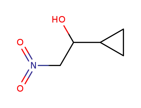 Molecular Structure of 54120-03-5 (1-Cyclopropyl-2-nitroethanol)