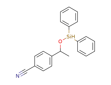 4-(1-((diphenylsilyl)oxy)ethyl)benzonitrile