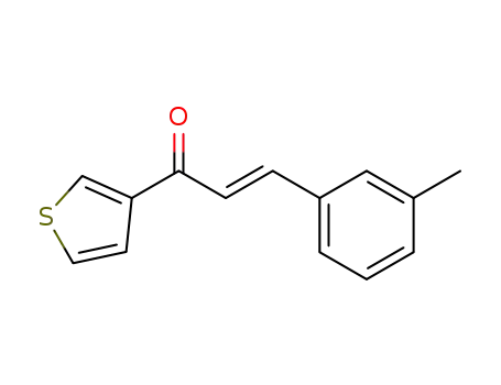 (E)-1-(thiophen-3-yl)-3-m-tolylprop-2-en-1-one