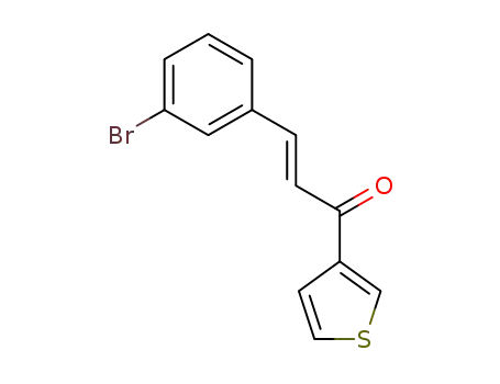 (E)-3-(3-bromophenyl)-1-(thiophen-3-yl)prop-2-en-1-one