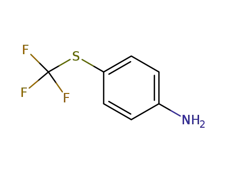 Molecular Structure of 372-16-7 (4-(Trifluoromethylthio)aniline)