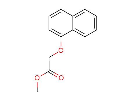 Molecular Structure of 118688-52-1 (Acetic acid, (1-naphthalenyloxy)-, methyl ester)