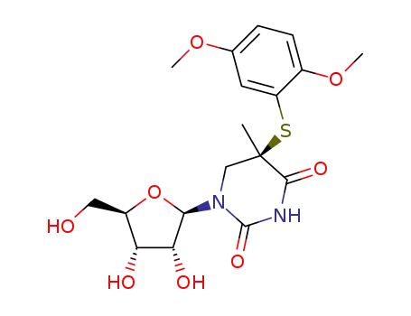 5-(2,5-dimethoxythiophenyl)-5-methyl-5,6-dihydrouridine