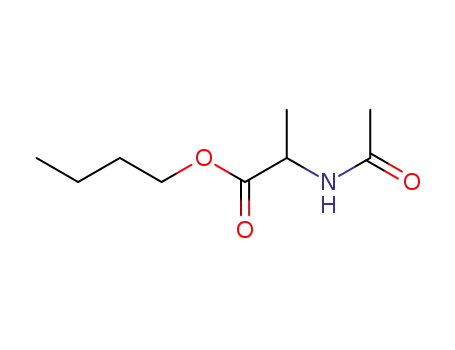Molecular Structure of 74974-09-7 (Alanine, N-acetyl-, butyl ester)