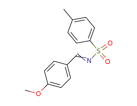 Molecular Structure of 14674-38-5 (N-(4-METHOXY-BENZYLIDENE)-4-METHYL-BENZENESULFONAMIDE)