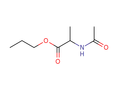 Molecular Structure of 194661-06-8 (Alanine, N-acetyl-, propyl ester)