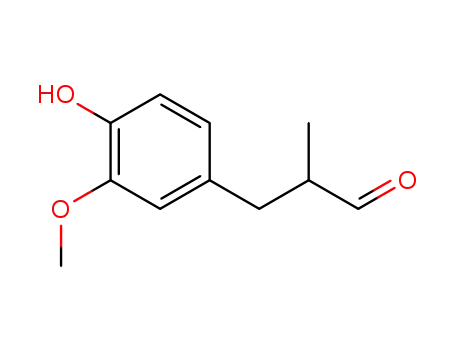 3-(4-hydroxy-3-methoxyphenyl)-2-methylpropanal