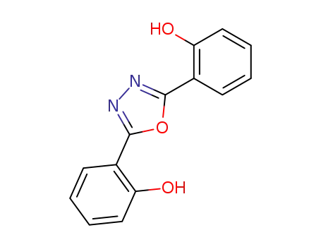 Molecular Structure of 2491-96-5 (Phenol,2,2'-(1,3,4-oxadiazole-2,5-diyl)bis-)