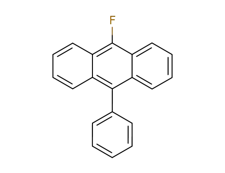 Molecular Structure of 2022-42-6 (Anthracene, 9-fluoro-10-phenyl-)