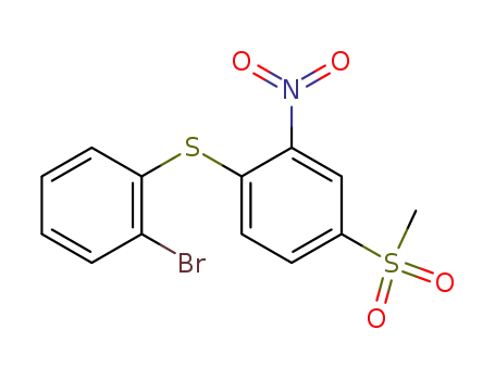 2'-Brom-2-nitro-4-methylsulfonyl-diphenylsulfid