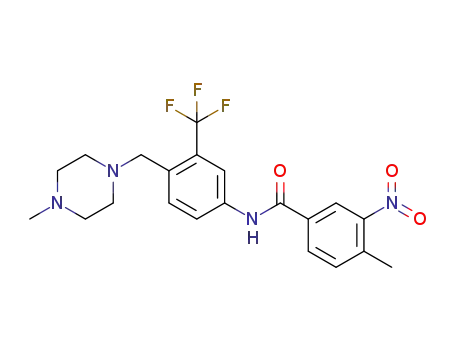 4-methyl-N-(4-((4-methylpiperazin-1-yl)methyl)-3-(trifluoromethyl)phenyl)-3-nitrobenzamide