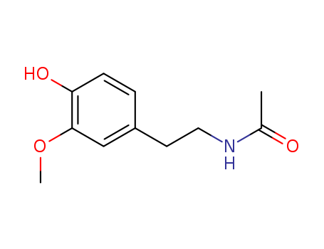 Molecular Structure of 10211-09-3 (Acetamide, N-[2-(4-hydroxy-3-methoxyphenyl)ethyl]-)