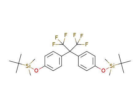 (4,4'-(perfluoropropane-2,2-diyl)bis(4,1-phenylene))bis(oxy)bis(tert-butyldimethylsilane)