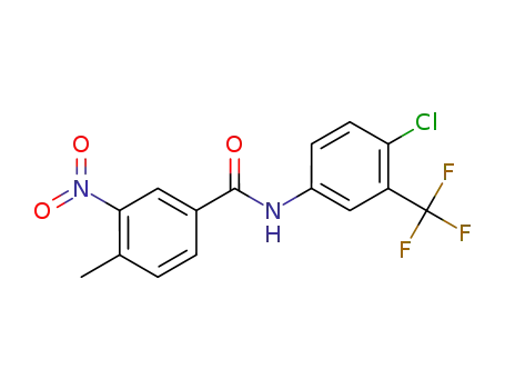 N-(4-chloro-3-(trifluoromethyl)phenyl)-4-methyl-3-nitrobenzamide
