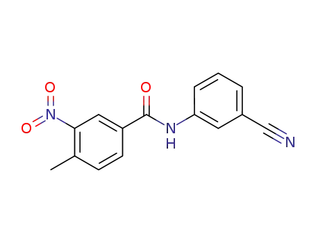 N-(3-cyanophenyl)-4-methyl-3-nitrobenzamide