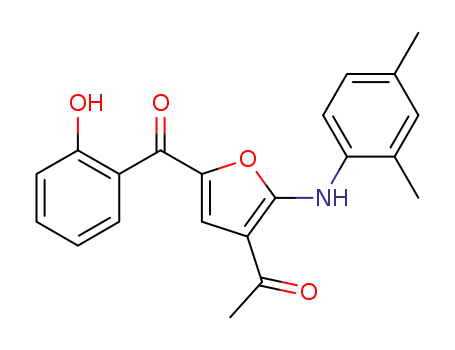 1-{2-[(2,4-dimethylphenyl)amino]-5-[(2-hydroxyphenyl)carbonyl]furan-3-yl}ethan-1-one