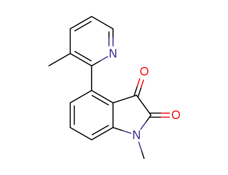 1-methyl-4-(3-methylpyridin-2-yl)isatin