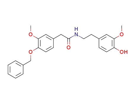 2-[4-(benzyloxy)-3-methoxyphenyl]-N-[2-(4-hydroxy-3-methoxyphenyl)ethyl]acetamide