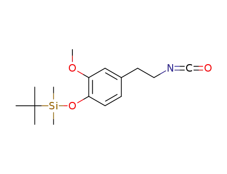 tert-butyl(4-(2-isocyanatoethyl)-2-methoxyphenoxy)dimethylsilane