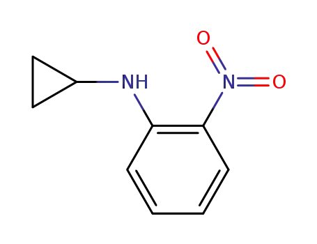Molecular Structure of 55432-23-0 (N-cyclopropyl-2-nitroaniline)
