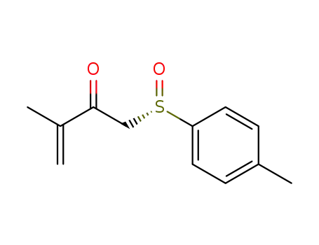 (S)-3-methyl-1-(p-tolylsulfinyl)but-3-en-2-one