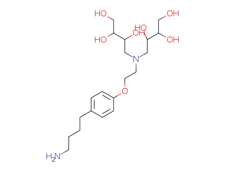 4-[N,N-bis-((2S,3R)-2,3,4-trihydroxybutyl)-2-aminoethoxy]phenylbutylamine