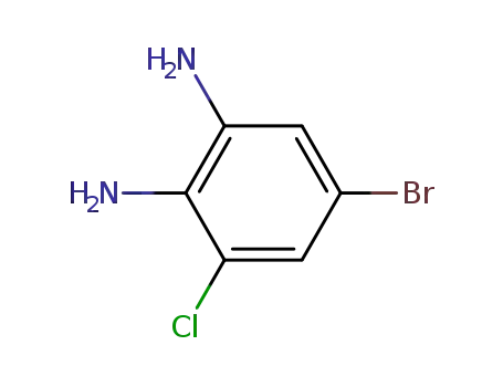5-Bromo-3-chlorobenzene-1,2-diamine Manufacturer/High quality/Best price/In stock CAS NO.16429-44-0