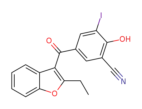 5-(2-ethylbenzofuran-3-carbonyl)-2-hydroxy-3-iodobenzonitrile