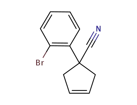 1-(2-bromophenyl)cyclopent-3-ene-1-carbonitrile