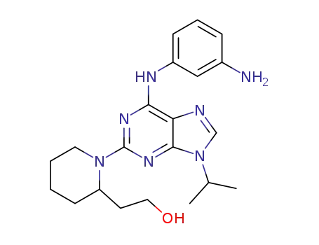 2-(1-(6-((3-aminophenyl)amino)-9-isopropyl-9H-purin-2-yl)piperidin-2-yl)ethan-1-ol