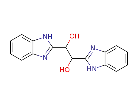 Molecular Structure of 3314-32-7 (1,2-BIS(1H-BENZIMIDAZOL-2-YL)ETHANE-1,2-DIOL)