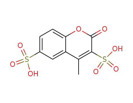 4-methyl-2-oxo-2H-chromene-3,6-disulfonic acid