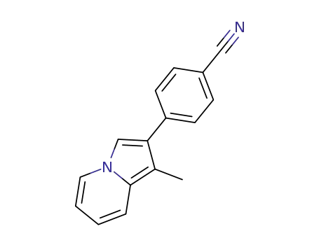 4-(1-methylindolizin-2-yl)benzonitrile