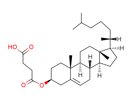 Molecular Structure of 1510-21-0 (Cholesteryl hemisuccinate)