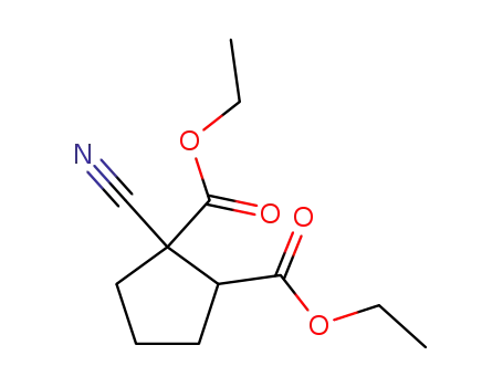 1,2-Cyclopentanedicarboxylic acid, 1-cyano-, diethyl ester