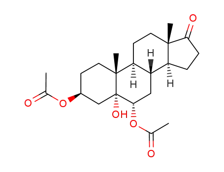 3β,6α-diacetoxy-5-hydroxy-5α-androstan-17-one
