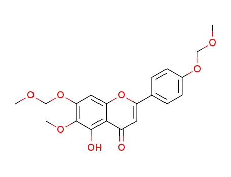 5-hydroxy-6-methoxy-7-(methoxymethoxy)-2-(4-(methoxymethoxy)phenyl)-4H-chromen-4-one