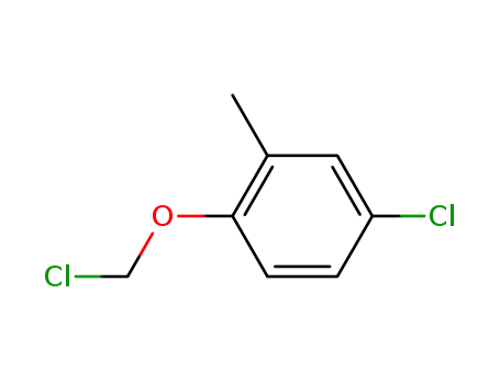 Molecular Structure of 83144-02-9 (Benzene, 4-chloro-1-(chloromethoxy)-2-methyl-)