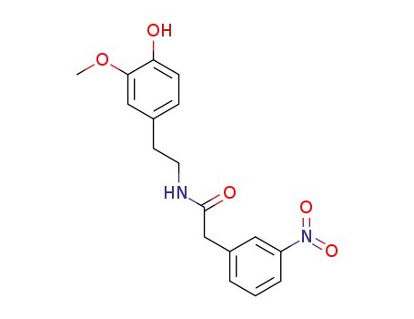 N-[2-(4-hydroxy-3-methoxyphenyl)ethyl]-2-(3-nitrophenyl)acetamide