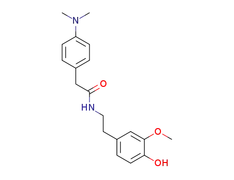 2-[4-(dimethylamino)phenyl]-N-[2-(4-hydroxy-3-methoxyphenyl)ethyl]acetamide