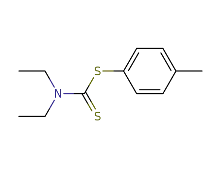 diethyl dithiocarbamic acid p-tolyl ester