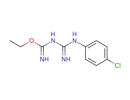 N-[N-(4-chlorophenyl)carbamimidoyl]-1-ethoxy-methanimidamide