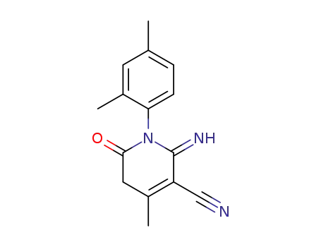 1-(2,4-dimethyl-phenyl)-2-imino-4-methyl-6-oxo-1,2,5,6-tetrahydro-pyridine-3-carbonitrile