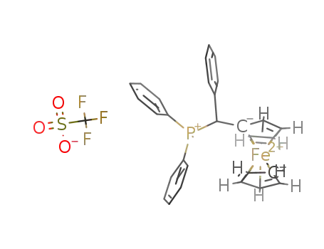 [phenyl(ferrocenyl)methyl]methyldiphenylphosphonium triflate