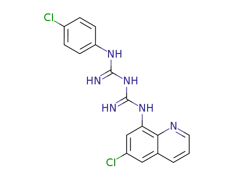 1-(6-chloro-[8]quinolyl)-5-(4-chloro-phenyl)-biguanide