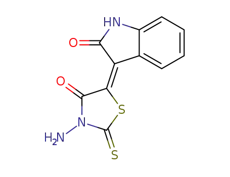 (E)-3-amino-5-(2-oxoindolin-3-ylidene)-2-thioxothiazolidin-4-one