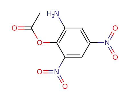 acetic acid-(2-amino-4,6-dinitro-phenyl ester)