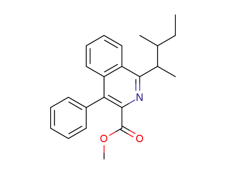 methyl 1-(3-methylpentan-2-yl)-4-phenylisoquinoline-3-carboxylate