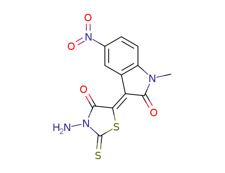 (Z)-3-amino-5-(1-methyl-5-nitro-2-oxoindolin-3-ylidene)-2-thioxothiazolidin-4-one