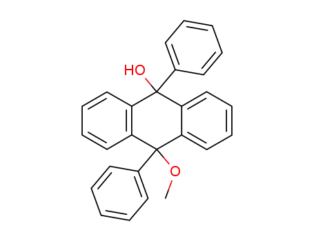 Methyl-(10-hydroxy-9.10-diphenyl-9.10-dihydro-anthryl-(9))-aether
